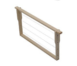 Rähmchen Zander Hoffmannseiten geöst und gedrahtet Hoffman Liebig Beute