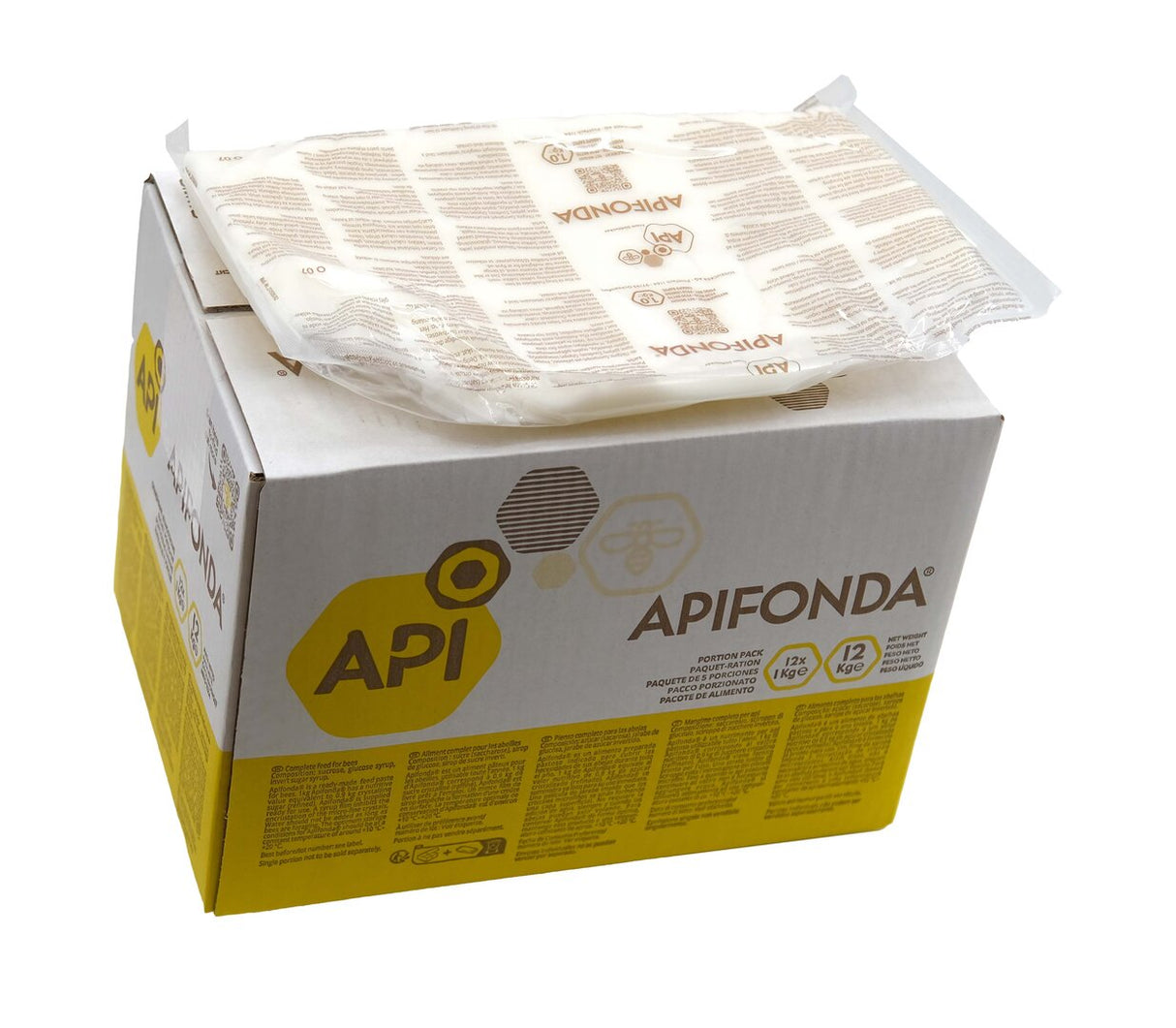 Futterteig Apifonda 1 kg Beutel 12x1kg Bienenfutter