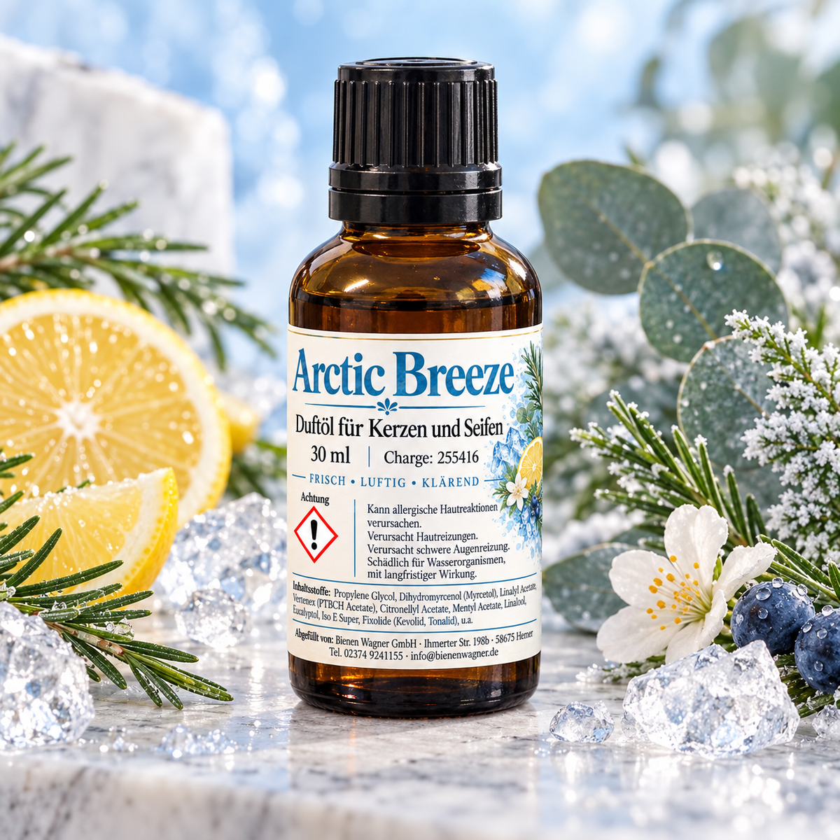 Arctic Breeze Duftöl 30 ml – frischer Duft für Kerzen & Seifen