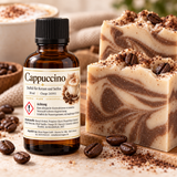 Olio profumato Cappuccino 30 ml – profumo di caffè per candele e saponi 