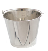 Wax and honey bucket 10 liter stainless steel with Henkell conical wax melting pot