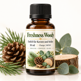 Olio profumato Freshness Woody 30 ml – fragranza fresca e legnosa per candele e saponi 