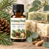 Olio profumato Freshness Woody 30 ml – fragranza fresca e legnosa per candele e saponi 