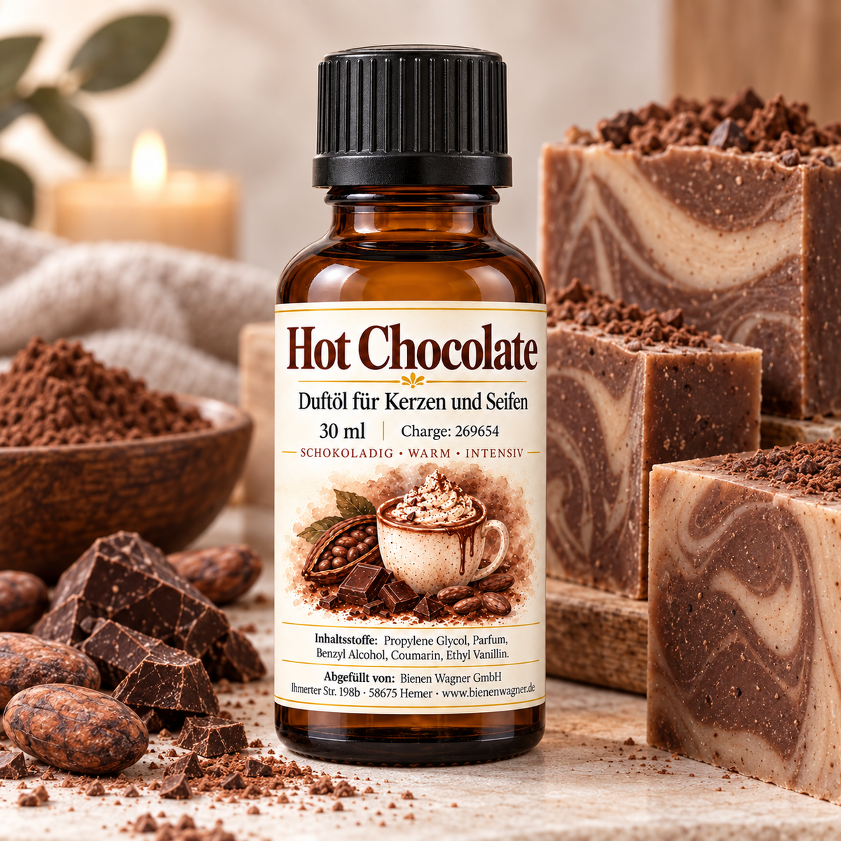 Spicy Love geurolie voor kaarsen en zeep – 30 ml (kopie) 