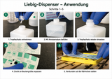 Liebig-Dispenser mit 4 Dochtpapieren – neues Flaschendesign Ameisensäure Verdunstet