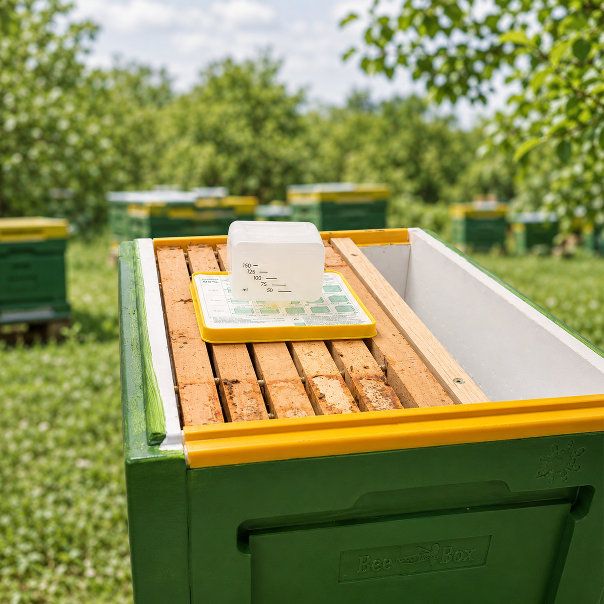 Liebig-Dispenser mit 4 Dochtpapieren – neues Flaschendesign Ameisensäure Verdunstet