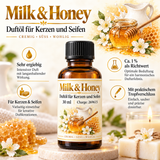 Huile parfumée Milk & Honey 30 ml – parfum lait & miel pour bougies & savons 