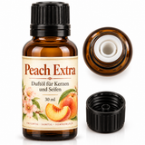 Olio profumato Peach Extra 30 ml – olio profumato alla pesca per candele e saponi 