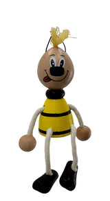 Holzfigur Bienen Schwingfigur Holzspielzeug für Kinder und Deko für Imker