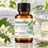 Huile parfumée Freshness of Rain 30 ml – parfum frais pour bougies & savons 