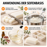 Base per sapone Melt &amp; Pour bianca – 1 kg | Vegana, senza olio di palma e facile da lavorare 