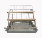 Eenvoudige roestvrijstalen ontdopschotels om de honingraten te ontdekken