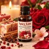 Spicy Love geurolie voor kaarsen en zepen – 30 ml 