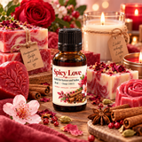 Spicy Love geurolie voor kaarsen en zepen – 30 ml 