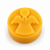 Silicone casting mould for tea light candle “Angel” – cast small beeswax candles with an angel motif yourself 
