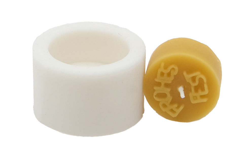 Siliconen mal voor theelichthouder “Prettige feestdagen”