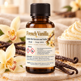 French Vanilla geurolie 30 ml – vanillegeur voor kaarsen & zepen 