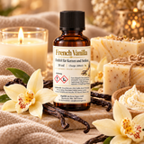 French Vanilla geurolie 30 ml – vanillegeur voor kaarsen & zepen 