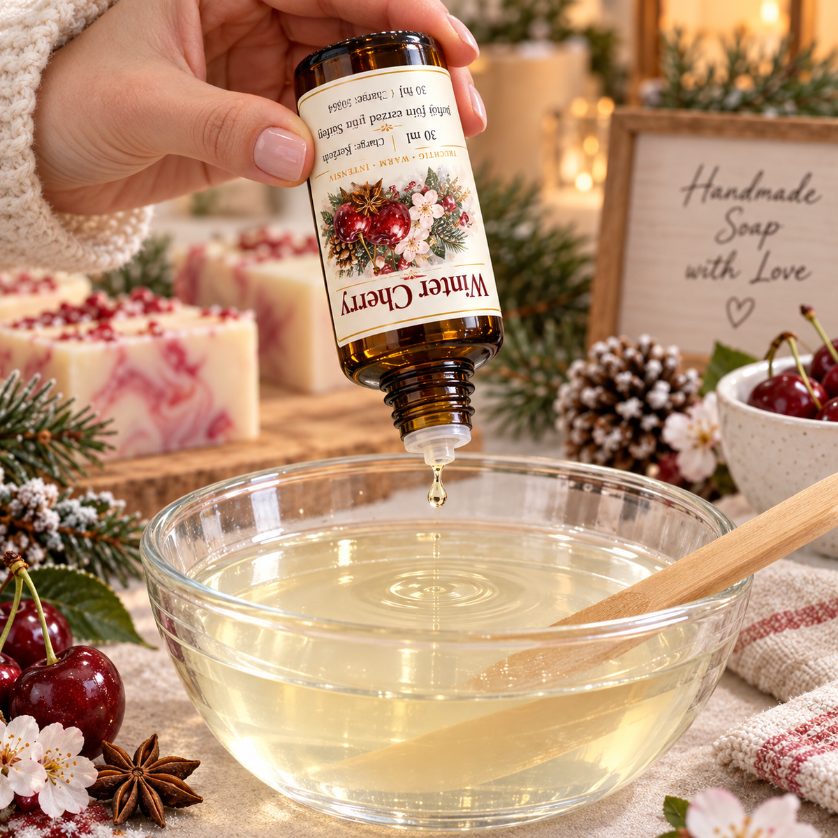 Winter Cherry Duftöl 30 ml – Kirschduft für Kerzen & Seifen